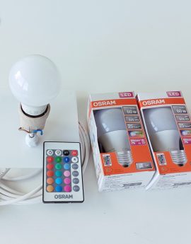 Комплект LED осветление OSRAM – RGB крушка, контролен панел и дистанционно управление