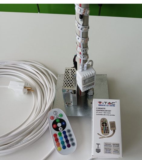 RGB LED осветление с контролер панел - отблизо